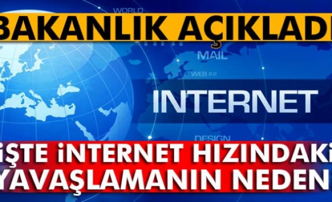 İşte internet hızındaki yavaşlamanın nedeni