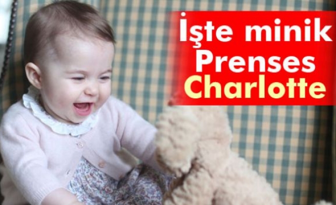 İşte minik prenses Charlotte