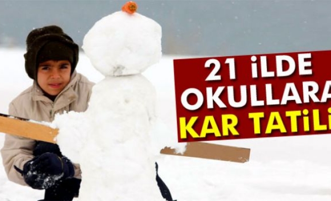 İşte okulların tatil edildiği iller!