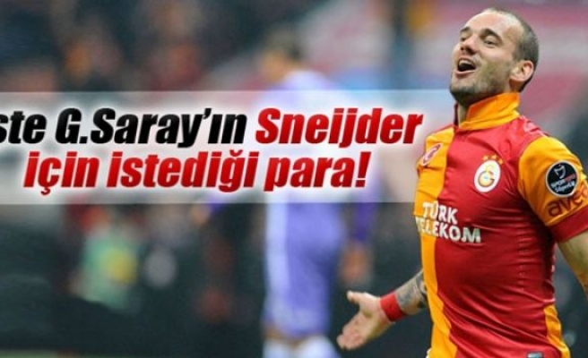 İşte Sneijder için istenen para!