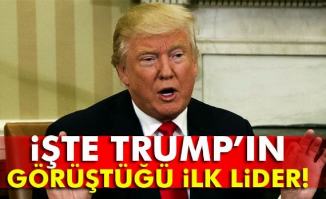 İşte Trump’ın ilk görüştüğü lider