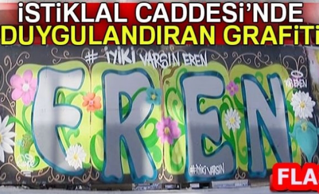 İSTİKLAL CADDESİNDE İLGİNÇ GRAFİTİ!