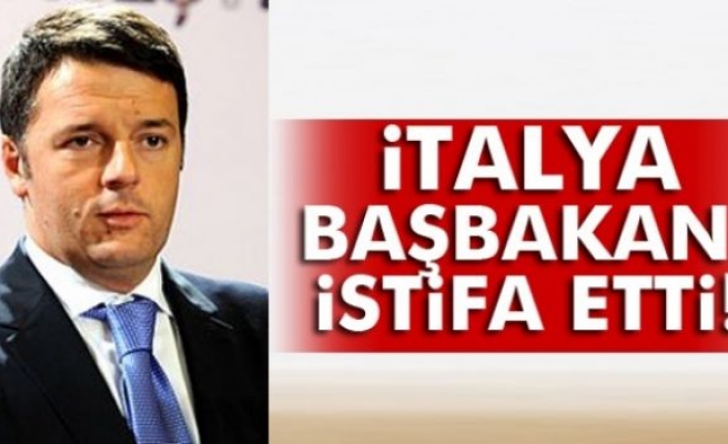 İtalya Başbakanı istifa etti