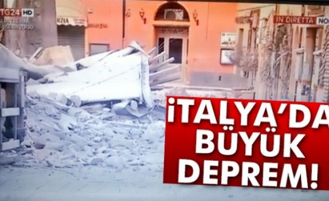 İtalya'da 6.6 büyüklüğünde deprem!