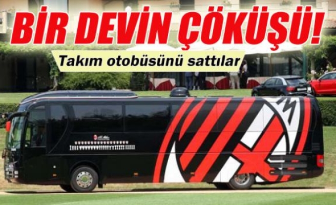 İtalyan devi Milan takım otobüsünü bile sattı