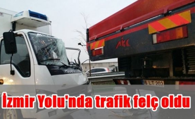 İzmir Yolu'nda trafik felç oldu