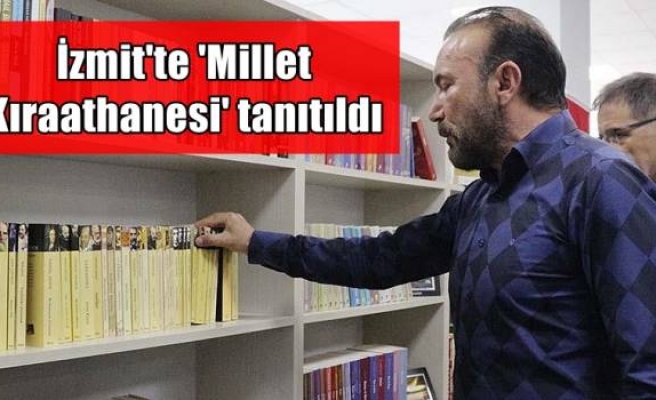 İzmit'te 'Millet Kıraathanesi' tanıtıldı