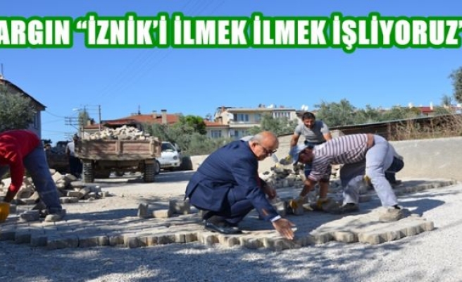 İZNİK ÇALIŞMALARI SÜRÜYOR