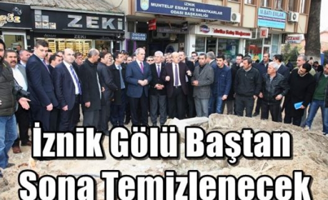 İznik Gölü Baştan Sona Temizlenecek