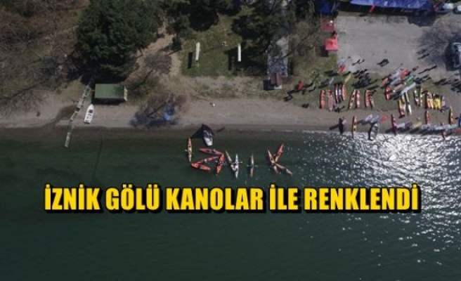 İznik Gölü Kanolar İle Renklendi