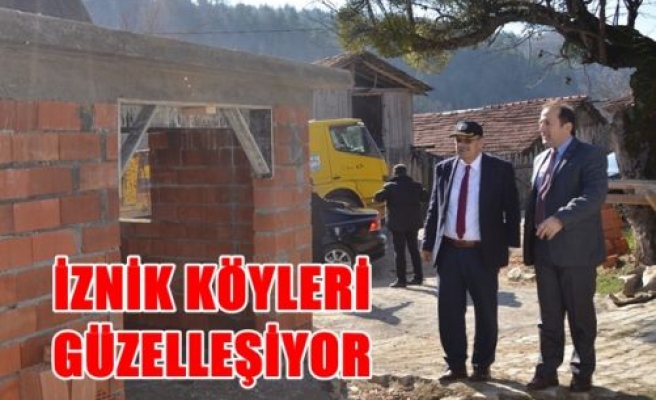 İznik köyleri güzelleşiyor