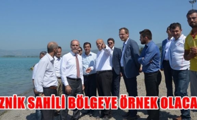 İznik sahili bölgeye örnek olacak