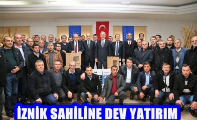 İznik sahiline dev yatırım