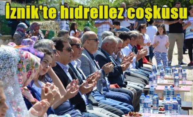 İznik'te hıdrellez coşkusu