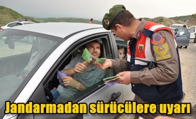 Jandarmadan sürücülere uyarı