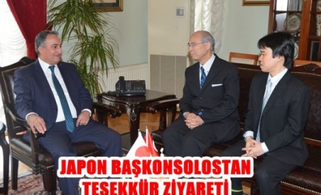 Japon Başkonsolostan Teşekkür Ziyareti