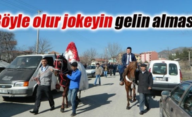 Jokeyin gelin alması böyle olur