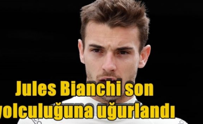 Jules Bianchi son yolculuğuna uğurlandı