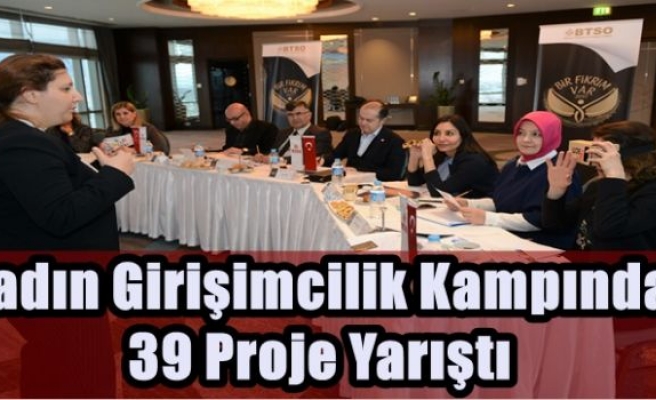 Kadın Girişimcilik Kampında 39 Proje Yarıştı