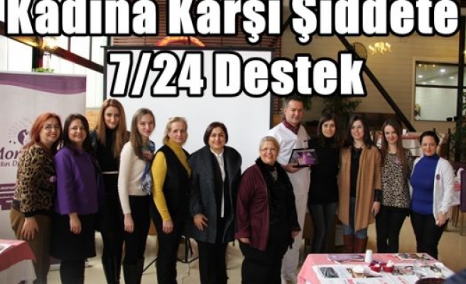 Kadına Şiddete Karşı 7/24 Destek