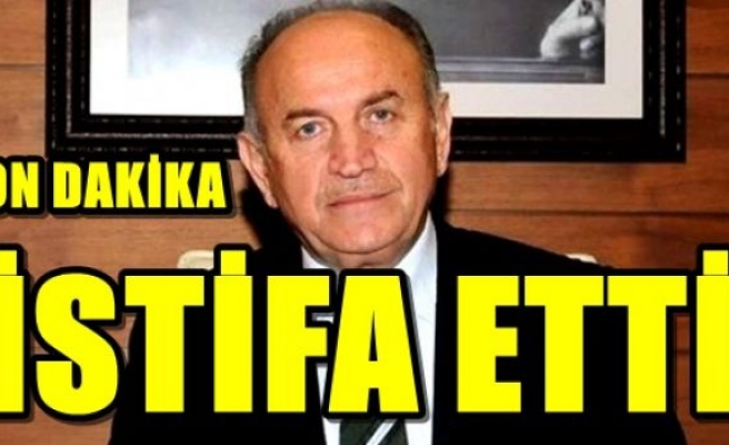 Kadir topbaş İstifa ettti.