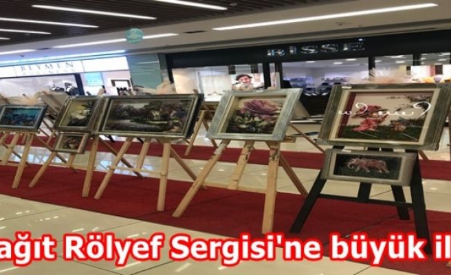 Kağıt Rölyef Sergisi'ne büyük ilgi