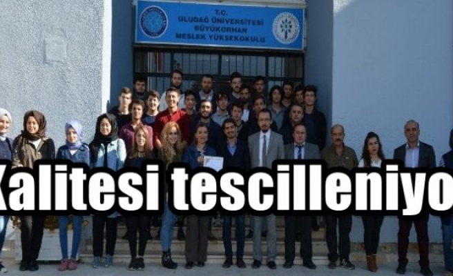 Kalitesi tescilleniyor