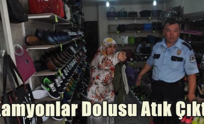 Kamyonlar Dolusu Atık Çıktı