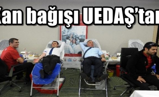 Kan bağışı UEDAŞ’tan 