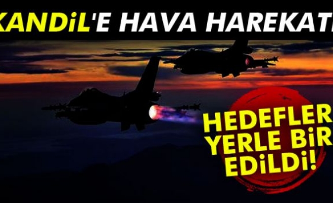 Kandil bölgesinde 11 hedef imha edildi