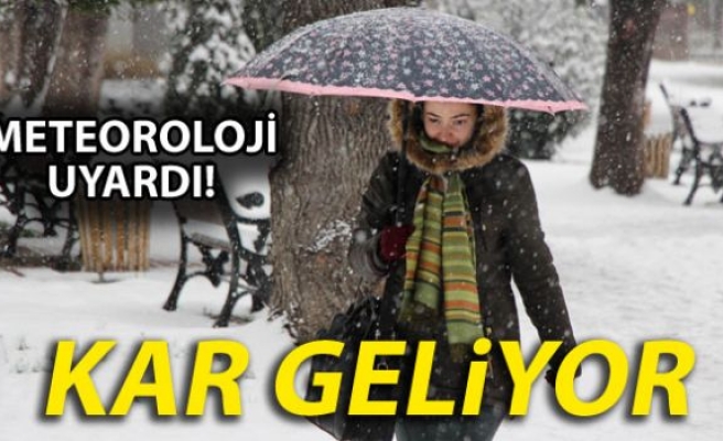 KAR GELİYOR!