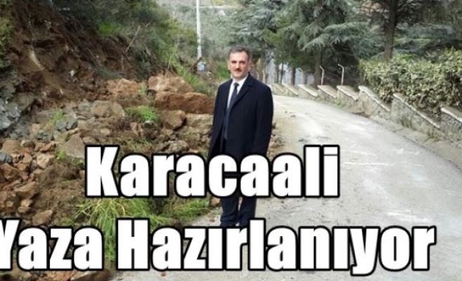 Karacaali Yaza Hazırlanıyor