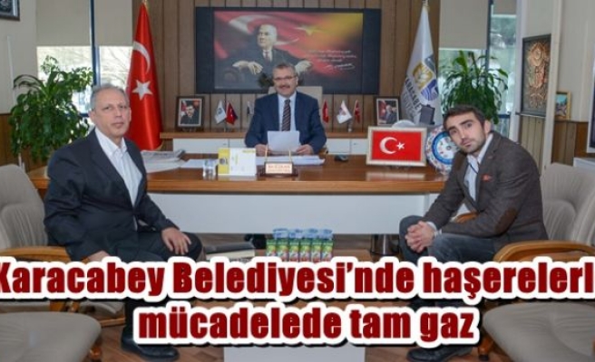 Karacabey Belediyesi’nde haşerelerle mücadelede tam gaz