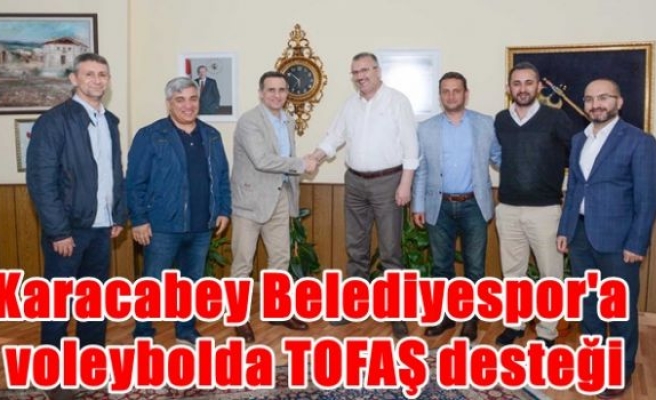 Karacabey Belediyespor'a voleybolda TOFAŞ desteği