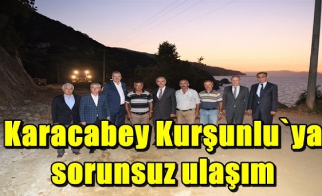 Karacabey Kurşunlu`ya sorunsuz ulaşım