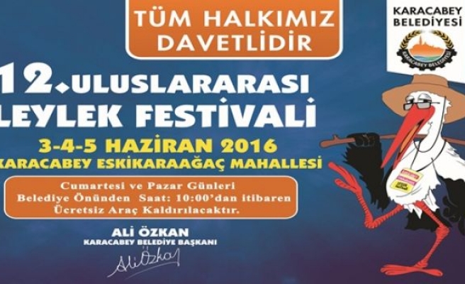 Karacabey'de Leylek Festivalı Heyecanı Başlıyor