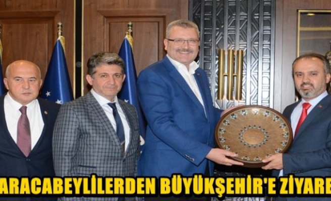 Karacabeylilerden Büyükşehir’e Ziyaret