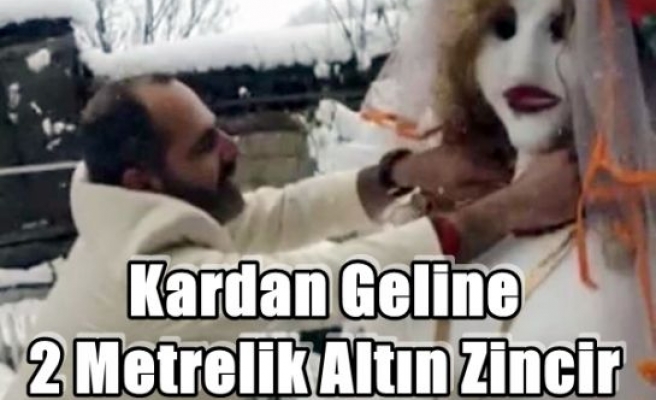 Kardan Geline 2 Metrelik Altın Zincir