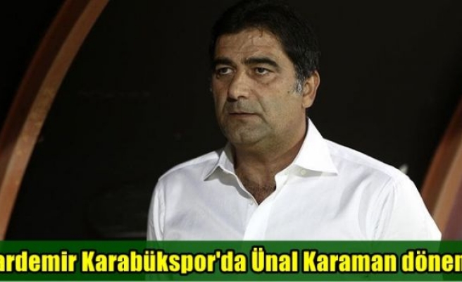 Kardemir Karabükspor'da Ünal Karaman dönemi