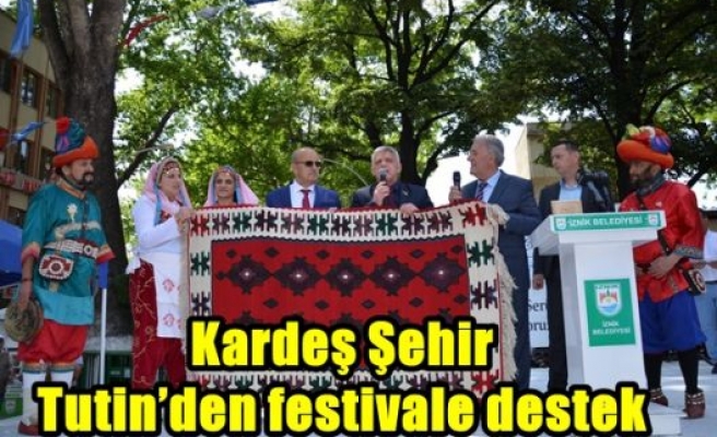 Kardeş Şehir Tutin’den festivale destek