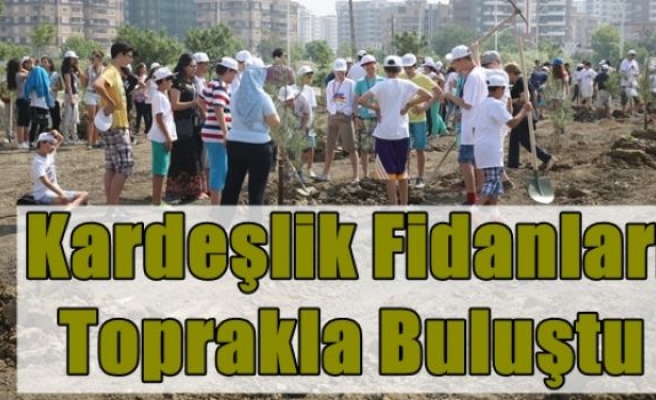 Kardeşlik Fidanları Toprakla Buluştu