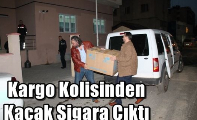 Kargo Kolisinden Kaçak Sigara Çıktı