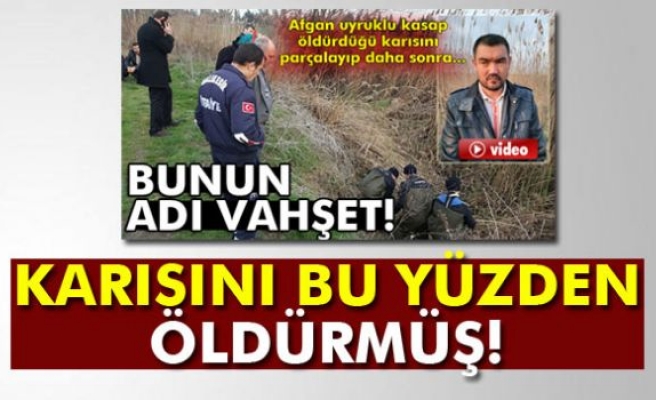 Karısını Bu Yüzden Öldürmüş!