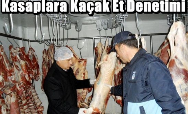 Kasaplara Kaçak Et Denetimi