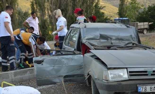 Kastamonu’da otomobil takla attı: 4 yaralı