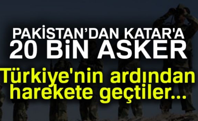 KATAR'A 20 BİN ASKER!