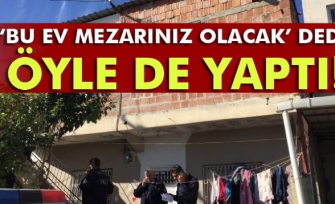 Katliamcı kocadan kan donduran sözler