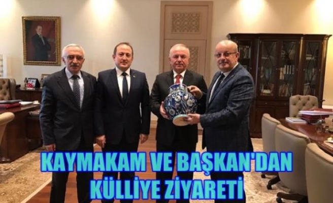 Kaymakam ve Başkan'dan Külliye Ziyareti