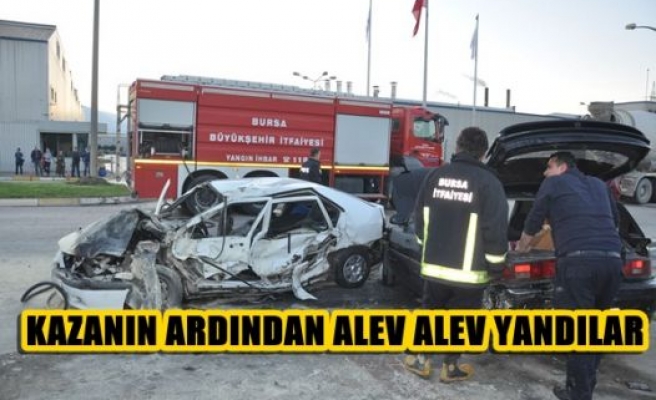 Kazanın ardından alev alev yandılar