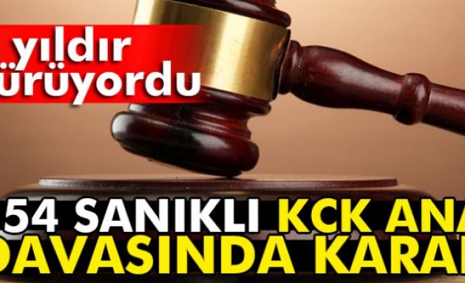 KCK Ana Davasında Karar Çıktı!